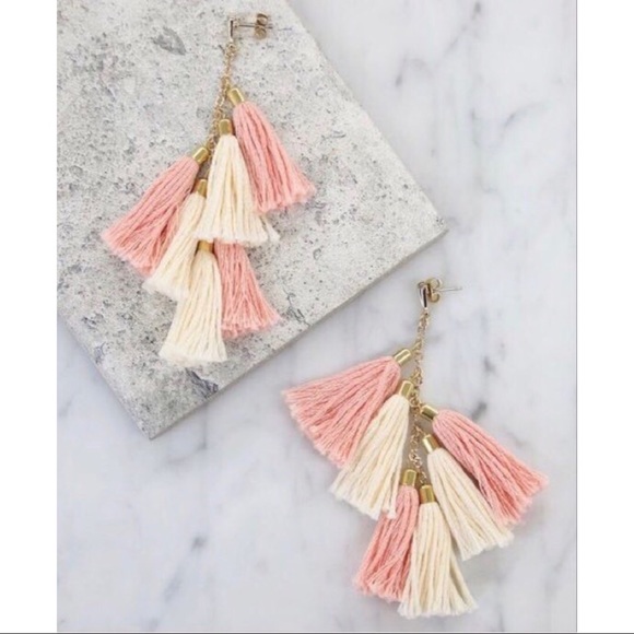 Ettika Jewelry - Ettika Multi Tassel Statement Earrings NWT